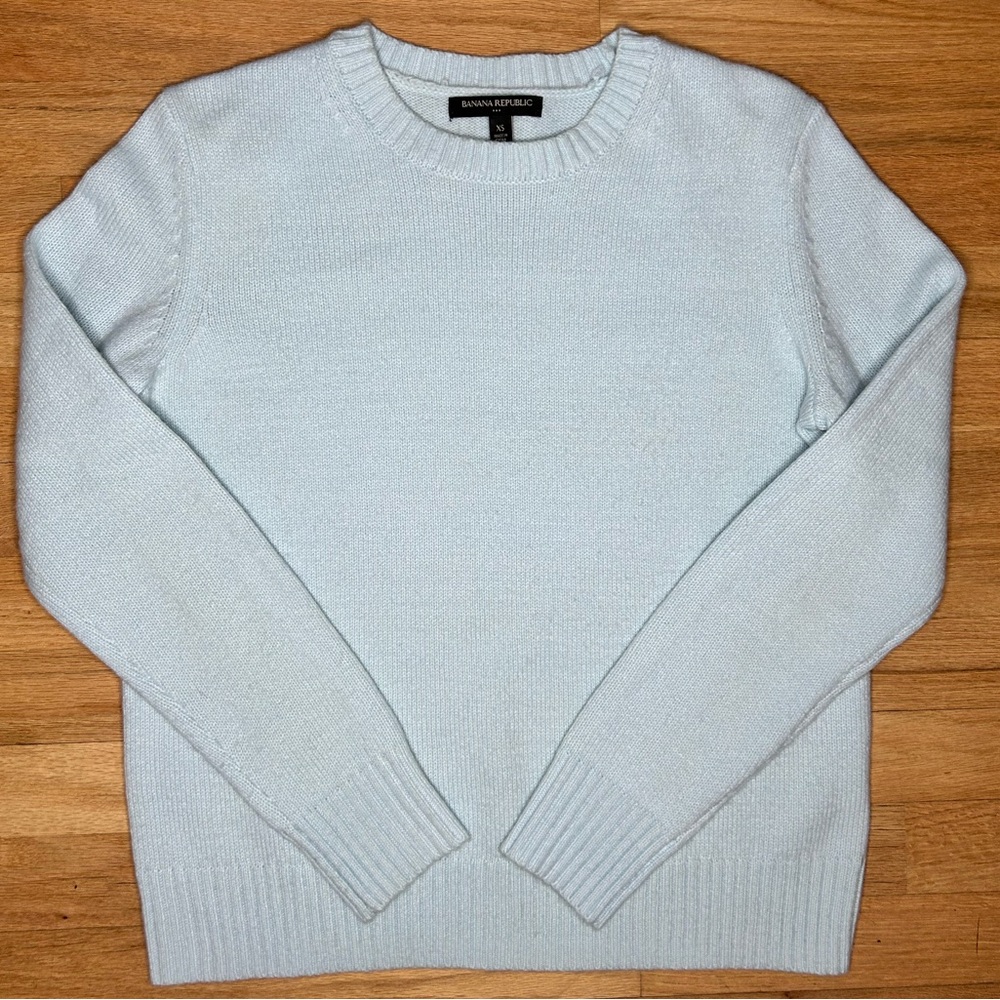 Banana Republic Soft Sky Blue Knit - XS